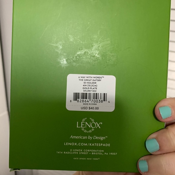 Kate Spade A Way With Words Great Gatsby ID Holder - Picture 6 of 6